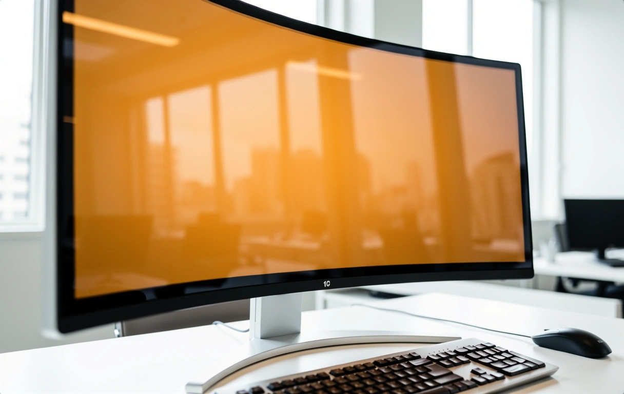 Professional financial workspace and technology